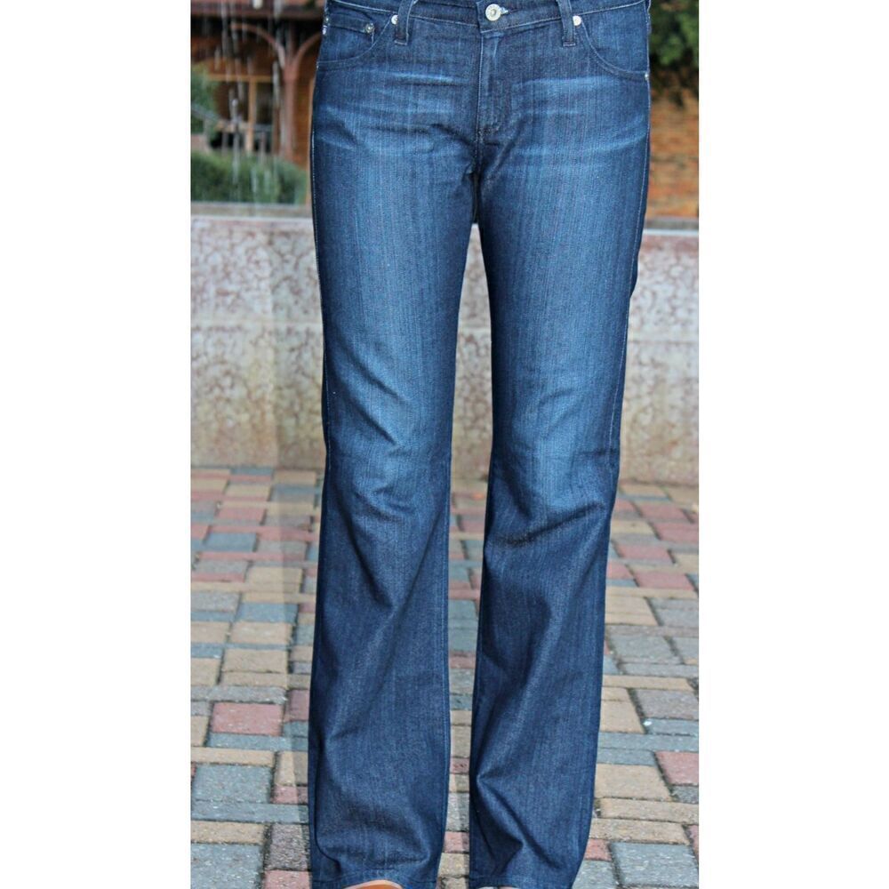 Ag Adriano Goldschmied The Angelina Petite Boot Cut Denim Jeans Size 26R